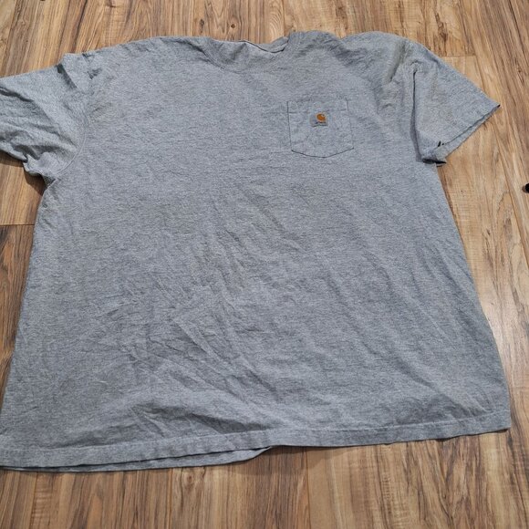Carhartt Gray Distressed thrashed tshirt - Picture 1 of 6